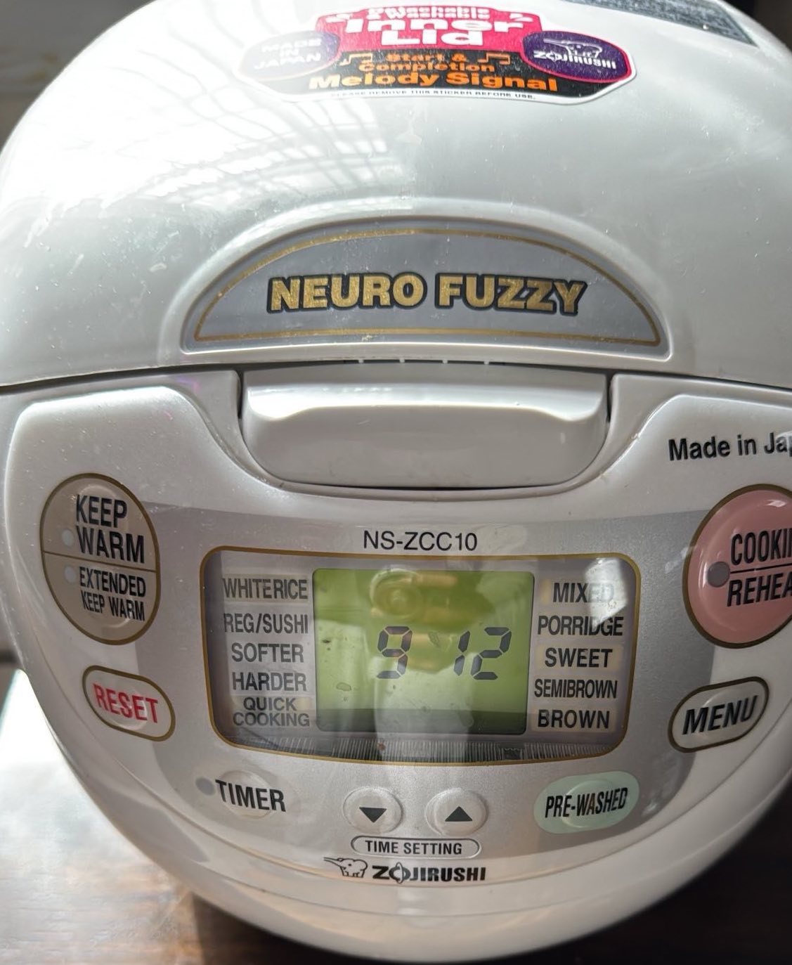 Zojirushi rice cooker